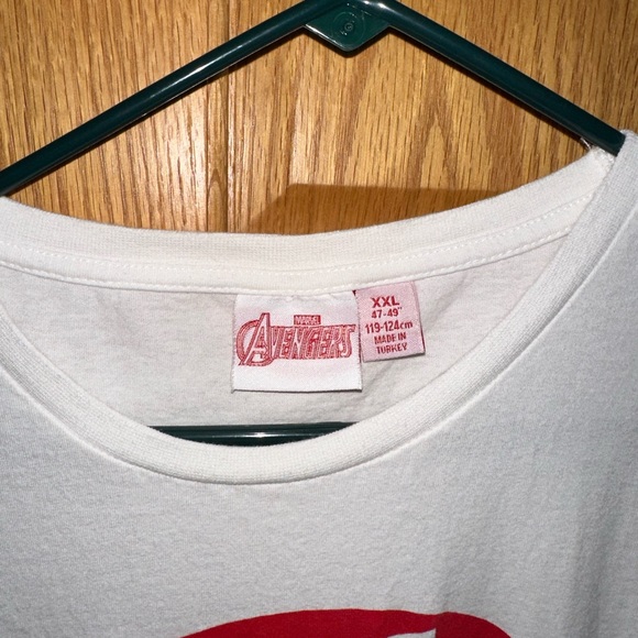 White Avengers Logo Shirt - Picture 2 of 2